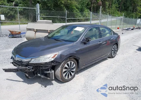2017 Honda Accord Hybrid Touring from USA, damaged, VIN JHMCR6F70HC014287